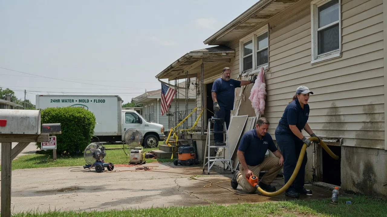 Water Damage Repair in Girard, IL near me
